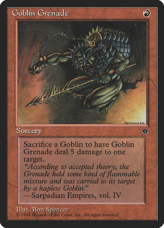 Goblin Grenade (56a) - Fallen Empires (FEM)
