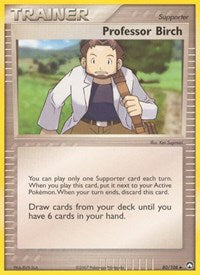Professor Birch (80) - EX Power Keepers (PK)