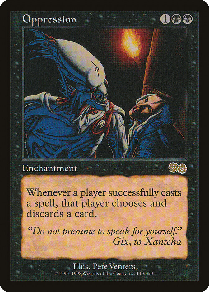 Oppression (143) - Urza's Saga (USG)