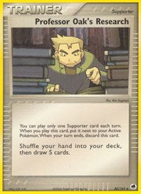 Professor Oaks Research (80) - EX Dragon Frontiers (DF)