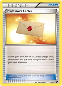 Professors Letter (123) - XY Base Set (XY)