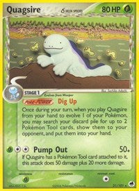 Quagsire Delta Species (21) - EX Dragon Frontiers (DF)