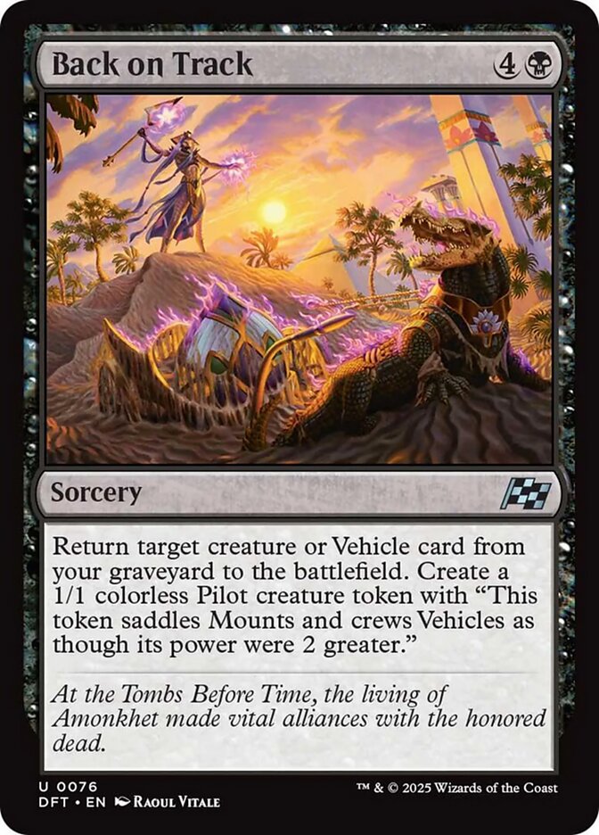 Back on Track - [Foil] Aetherdrift (DFT)