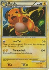 Raichu (#30 Holo) (30) - HGSS Trainer Kit: Gyarados & Raichu (PR)