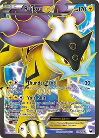 Raikou EX 105 Full Art (105) - Dark Explorers (DEX)