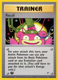 Recall (116) - Gym Heroes (G1)