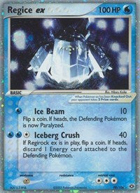 Regice ex (98) - EX Emerald (EM)