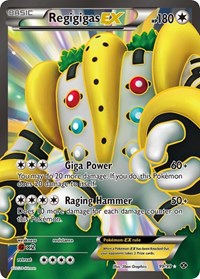 Regigigas EX 99 Full Art (99) - Next Destinies (NXD)