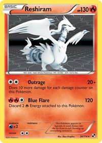 Reshiram (26) - Black and White (BLW)