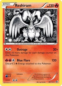 Reshiram (28) - Legendary Treasures (LTR)