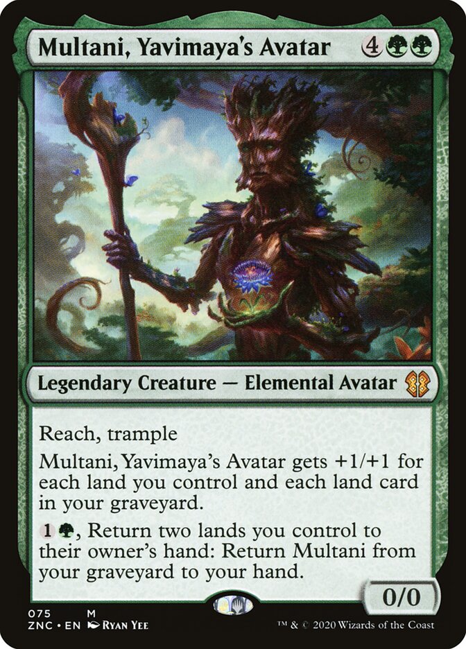 Multani, Yavimaya's Avatar (75) - Zendikar Rising Commander (ZNC)