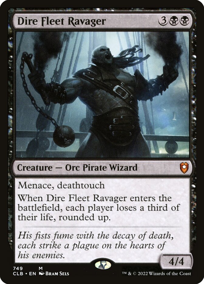 Dire Fleet Ravager (749) - Commander Legends: Battle for Baldur's Gate (CLB)