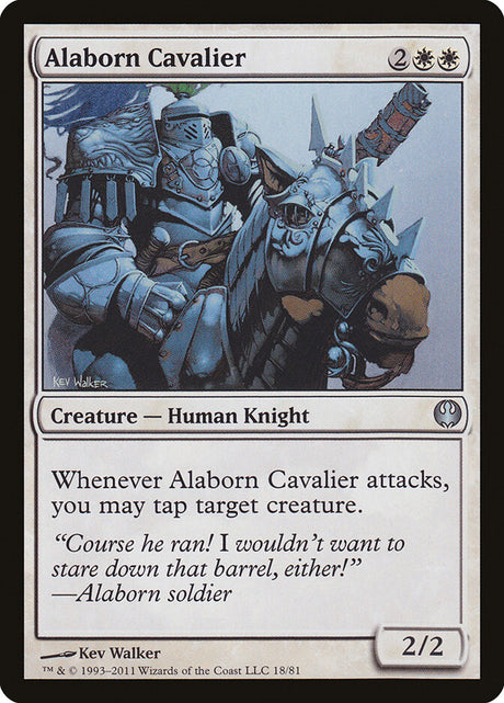 Alaborn Cavalier (18) - Duel Decks: Knights vs. Dragons (DDG)