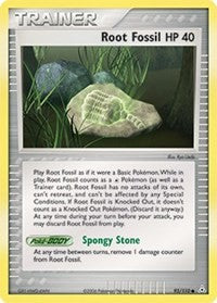 Root Fossil (93) - EX Holon Phantoms (HP)