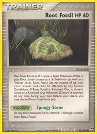 Root Fossil (86) - EX Power Keepers (PK)