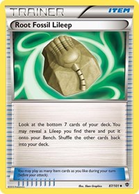 Root Fossil Lileep (87) - Plasma Blast (PLB)