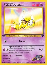 Sabrinas Abra (93) - Gym Challenge (G2)