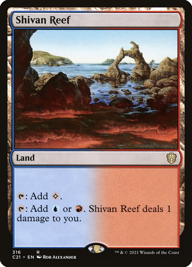 Shivan Reef (316) - Commander 2021 (C21)