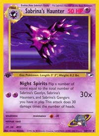 Sabrinas Haunter (58) - Gym Heroes (G1)
