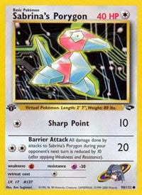 Sabrinas Porygon (98) - Gym Challenge (G2)