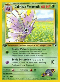 Sabrinas Venomoth (34) - Gym Heroes (G1)