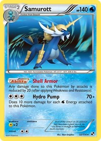 Samurott (32) - Black and White (BLW)