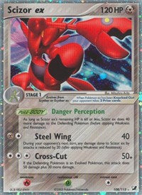 Scizor ex (108) - EX Unseen Forces (UF)