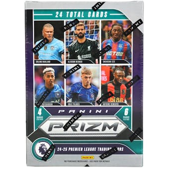 2024/25 Panini Prizm Premier League EPL Soccer 6-Pack Blaster Box