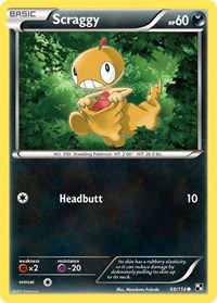 Scraggy (68) - Black and White (BLW)