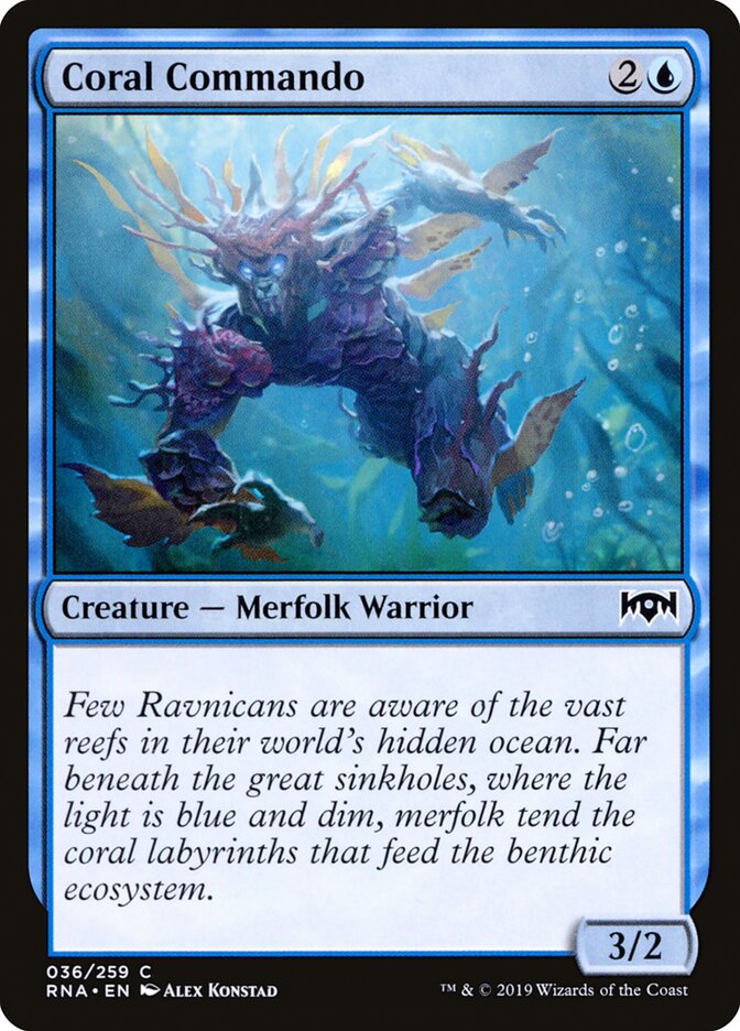Coral Commando (36) - Ravnica Allegiance (RNA)