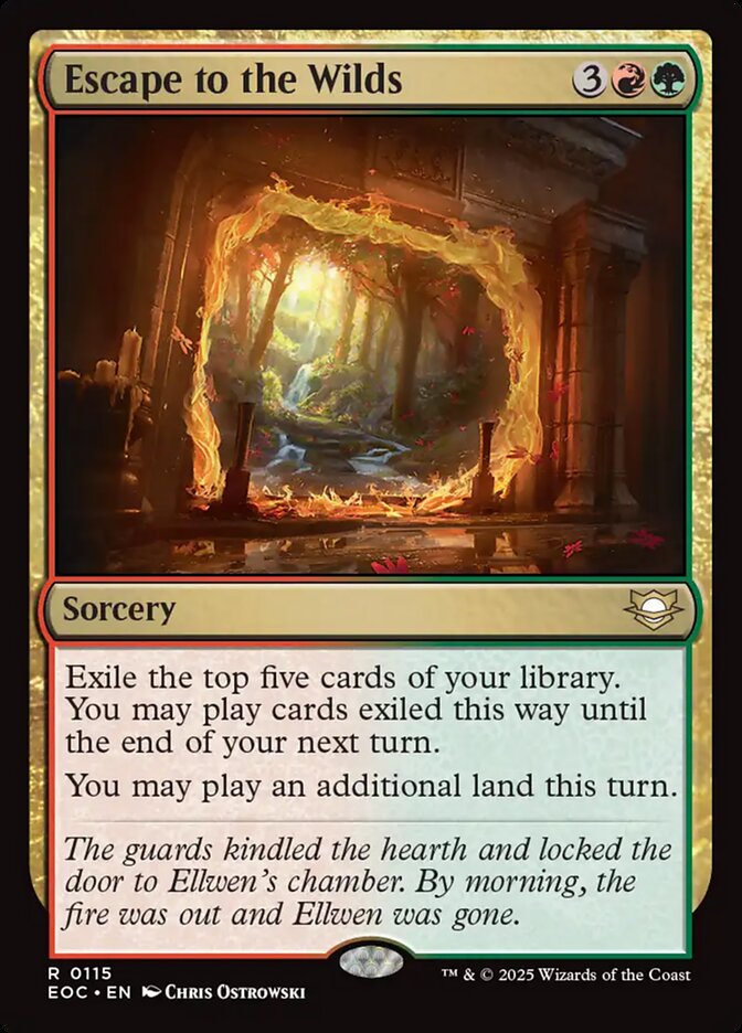 Escape to the Wilds (115) - Edge of Eternities Commander (EOC)