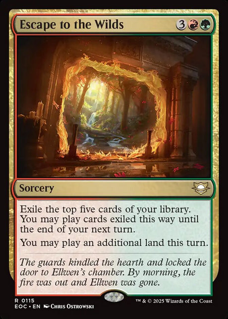 Escape to the Wilds (115) - Edge of Eternities Commander (EOC)