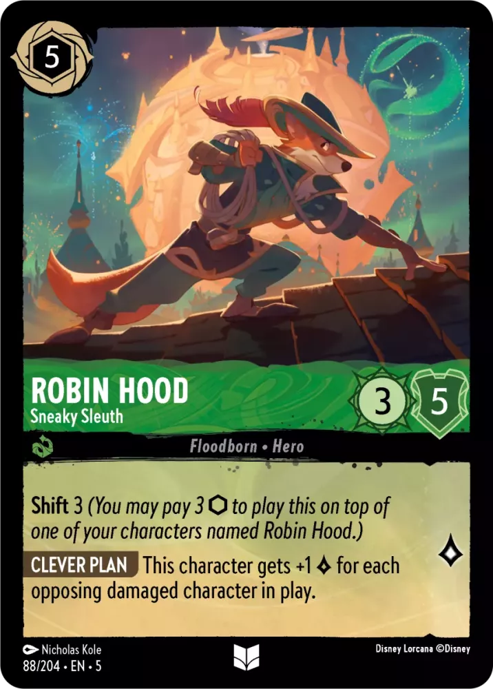 Robin Hood - Sneaky Sleuth - [Foil] Shimmering Skies (5)