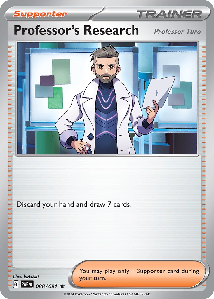 Professor's Research (88/91) - [Holo Foil] Paldean Fates (PAF)