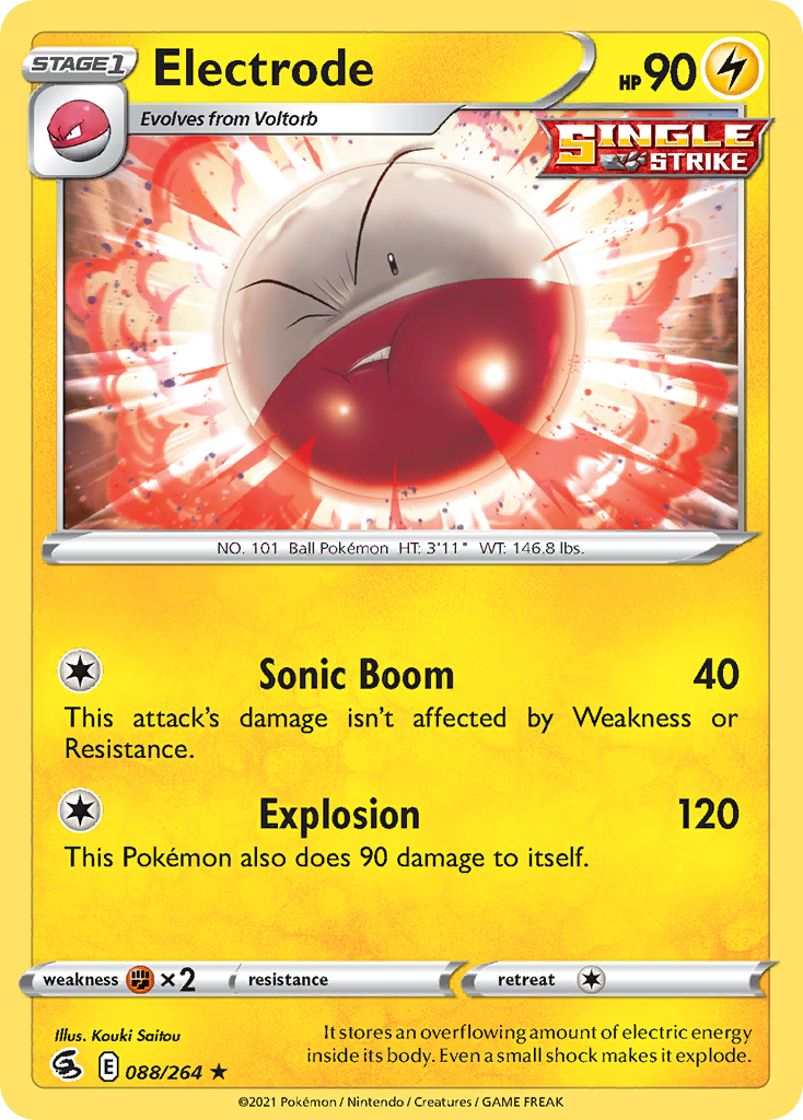 Electrode (88/264) - [Reverse Holo] Fusion Strike (FST)