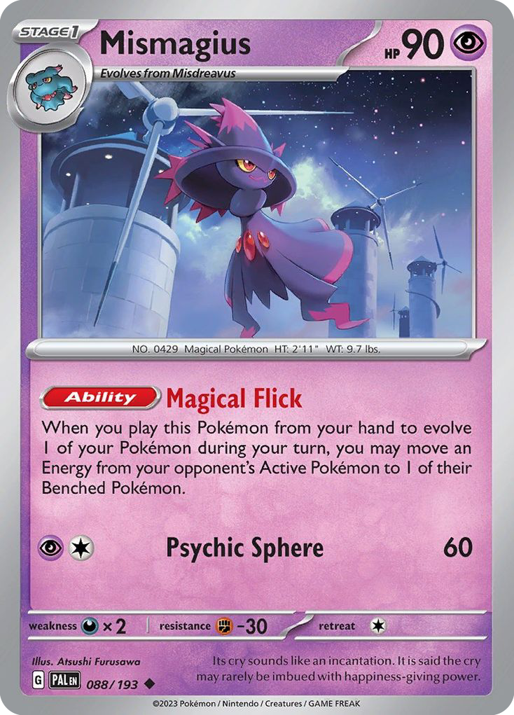 Mismagius (88/193) - Paldea Evolved (PAL)