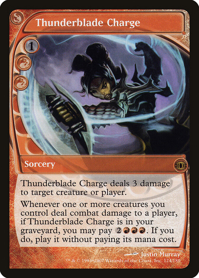Thunderblade Charge (124) - Future Sight (FUT)