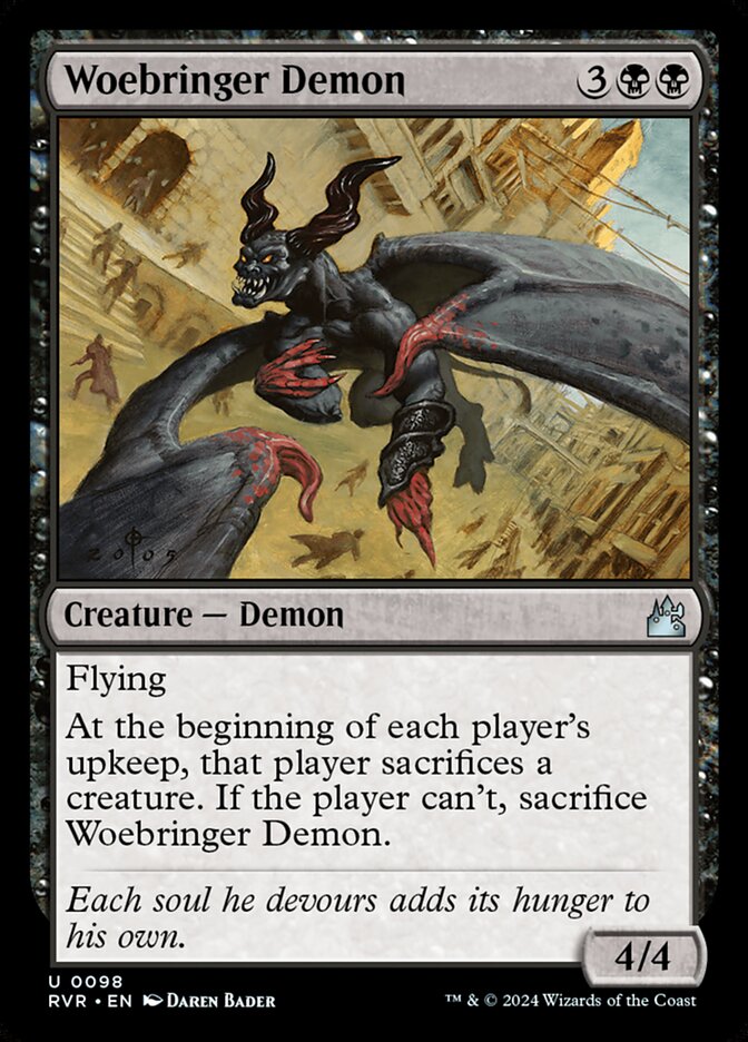 Woebringer Demon (98) - Ravnica Remastered (RVR)