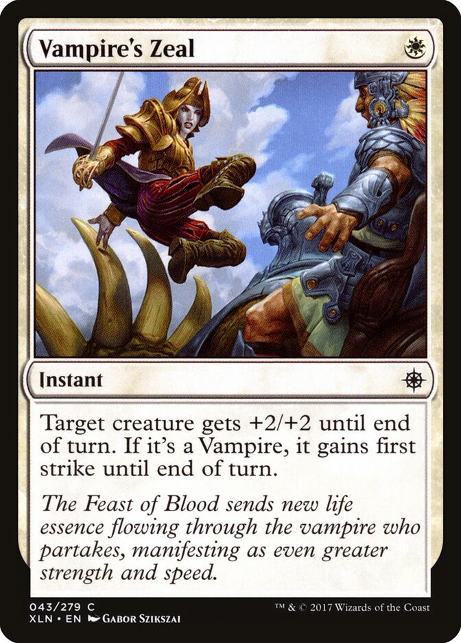 Vampire's Zeal (43) - Ixalan (XLN)