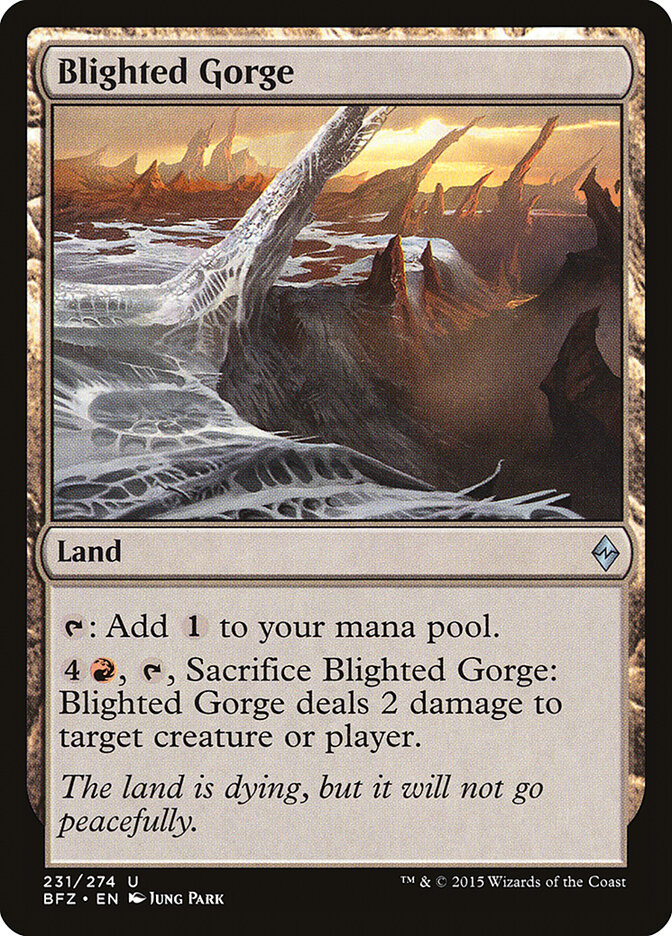 Blighted Gorge (231) - Battle for Zendikar (BFZ)