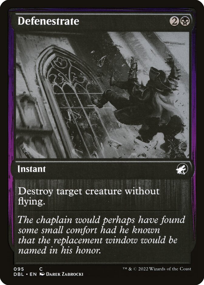 Defenestrate - [Foil] Innistrad: Double Feature (DBL)
