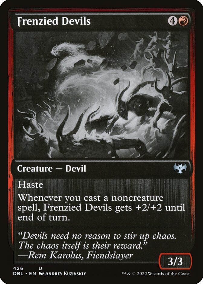 Frenzied Devils - [Foil] Innistrad: Double Feature (DBL)