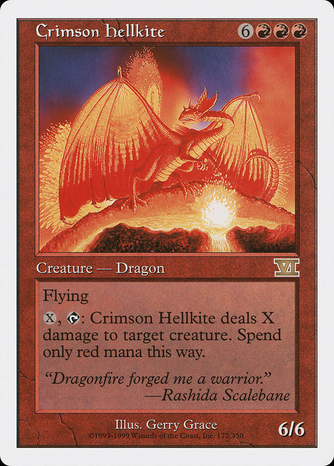 Crimson Hellkite (172) - Classic Sixth Edition (6ED)