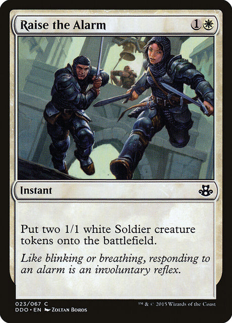 Raise the Alarm (23) - Duel Decks: Elspeth vs. Kiora (DDO)