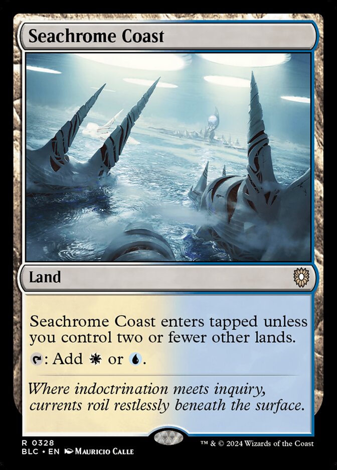 Seachrome Coast (328) - Bloomburrow Commander (BLC)