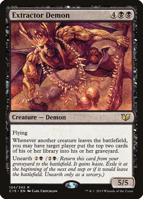 Extractor Demon (124) - Commander 2015 (C15)