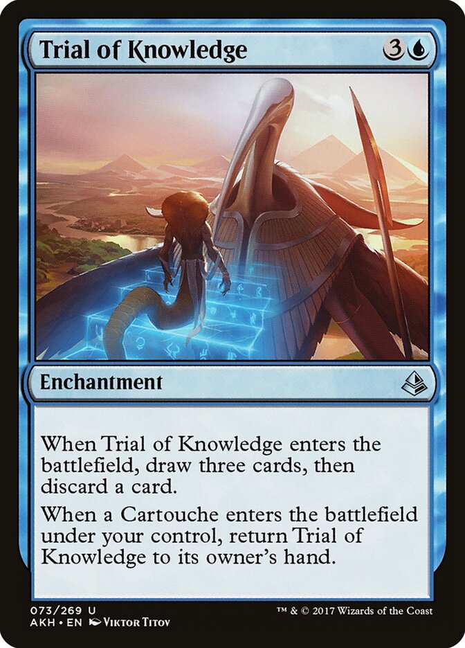 Trial of Knowledge (73) - Amonkhet (AKH)