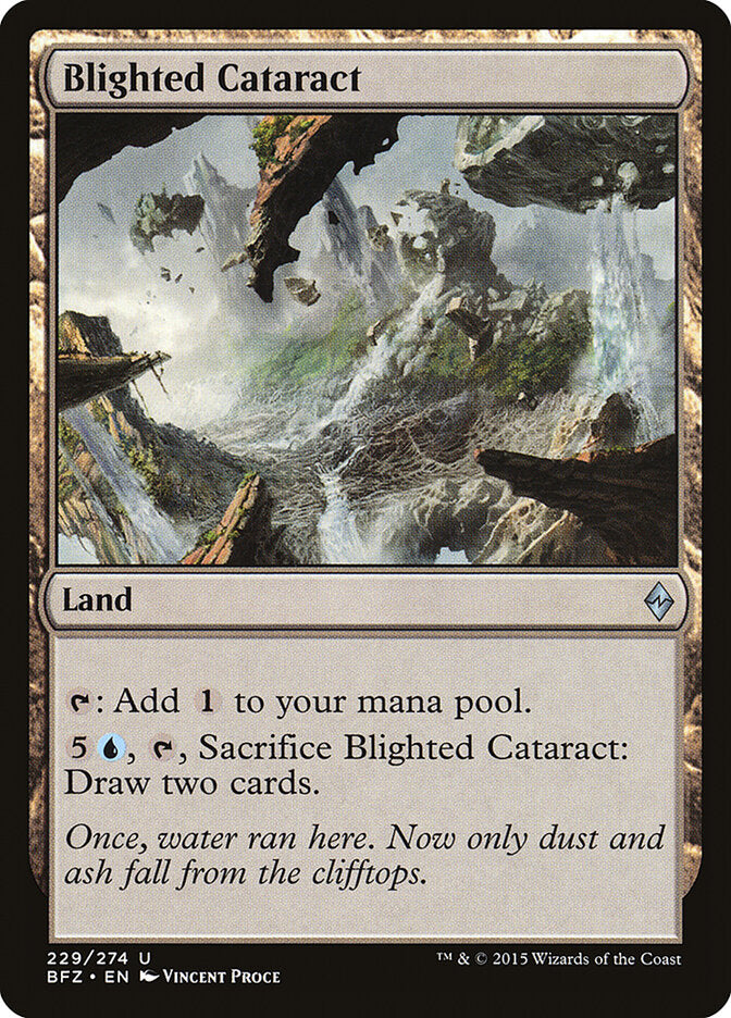Blighted Cataract (229) - Battle for Zendikar (BFZ)