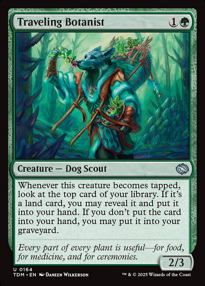 Traveling Botanist (164) - Tarkir: Dragonstorm (TDM)