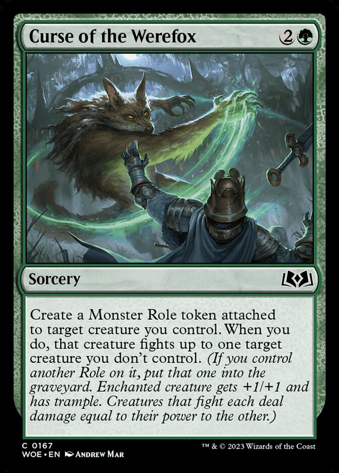 Curse of the Werefox (167) - Wilds of Eldraine (WOE)